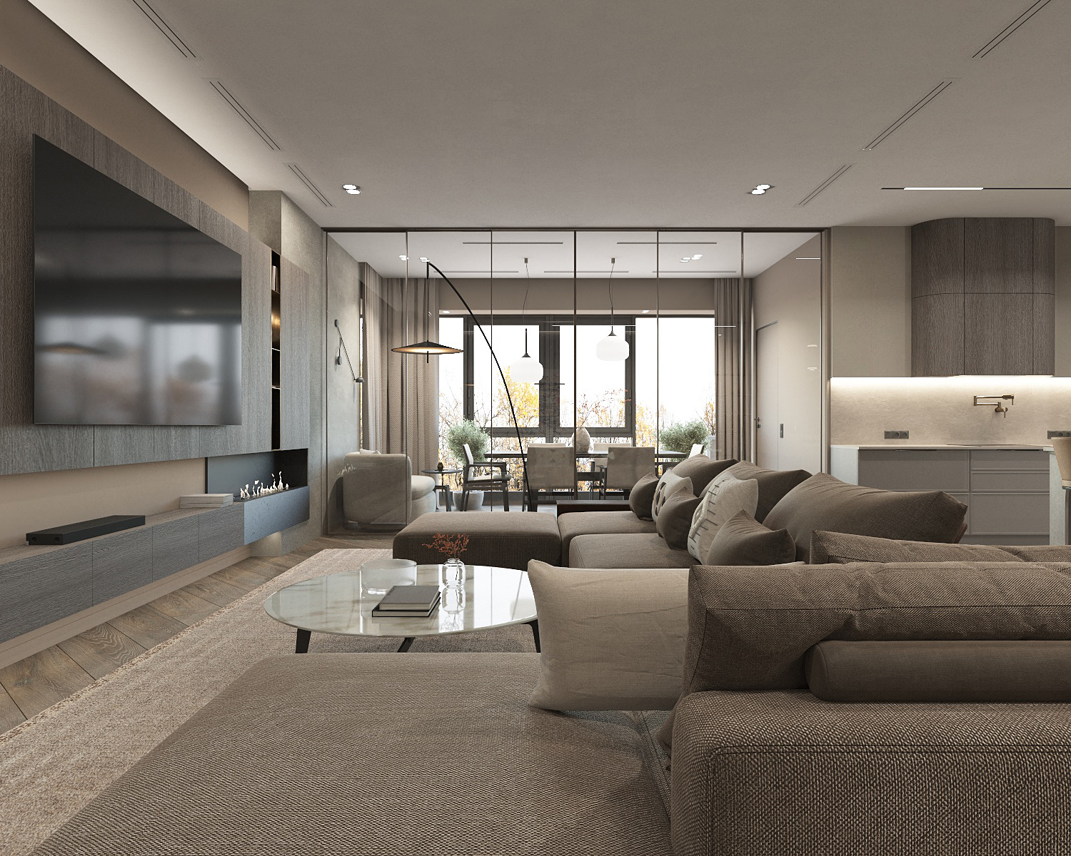 Kitchen-living room / Chisinau/ Moldova-8