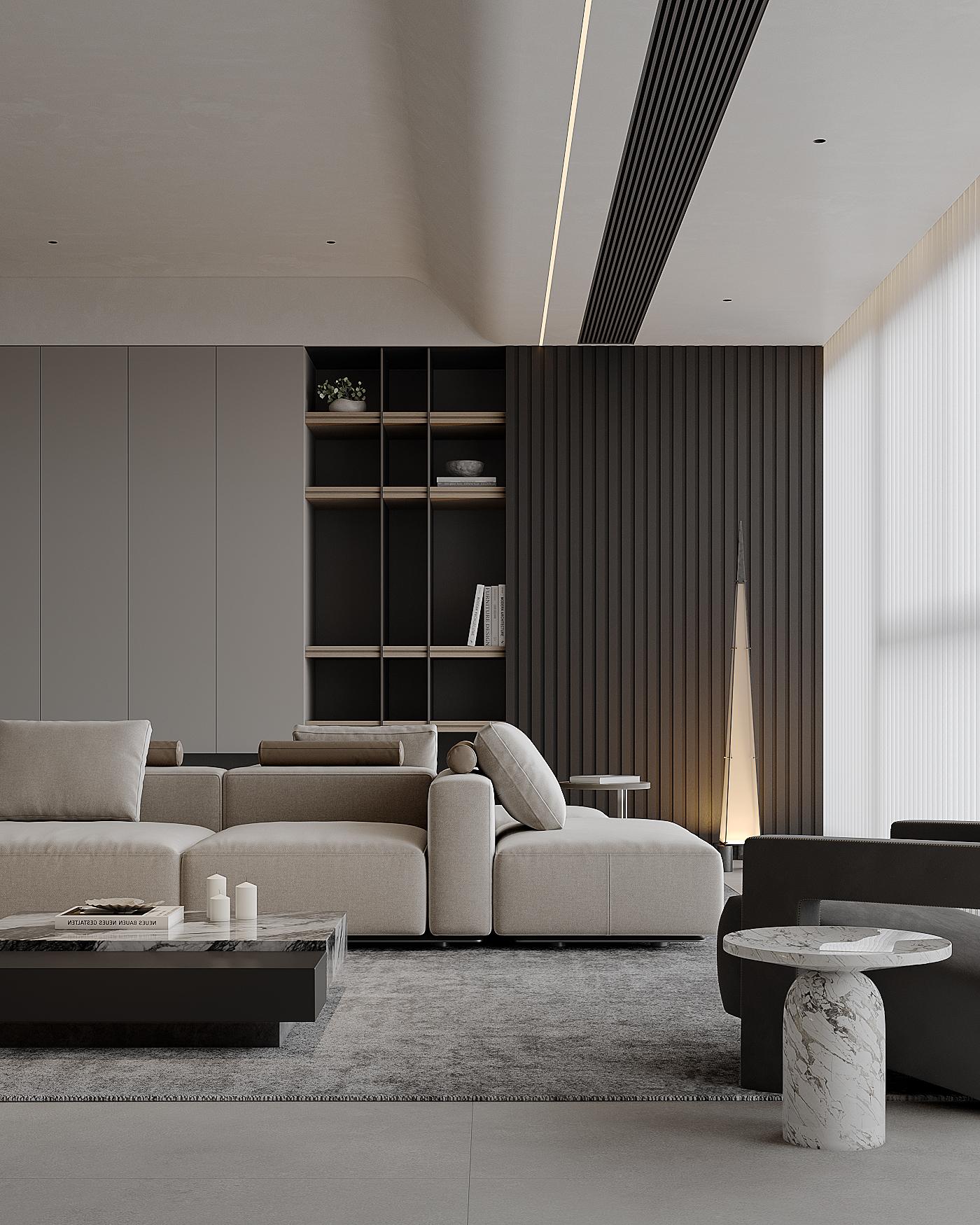 黑白灰的家丨末舍设计-8