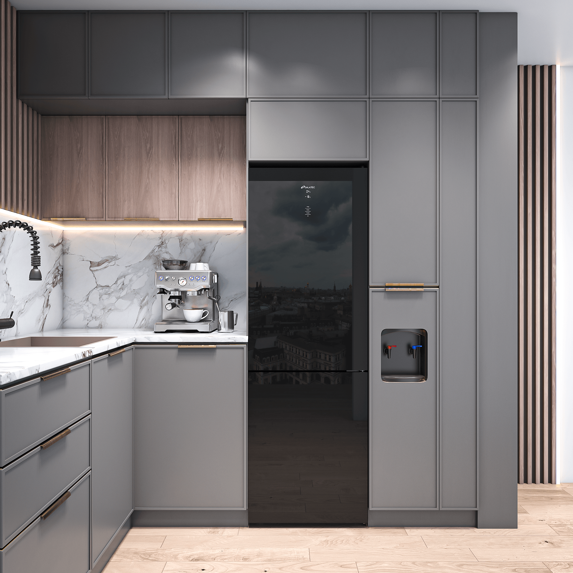 现代小厨房丨约旦安曼丨SARA ALNAIM-9