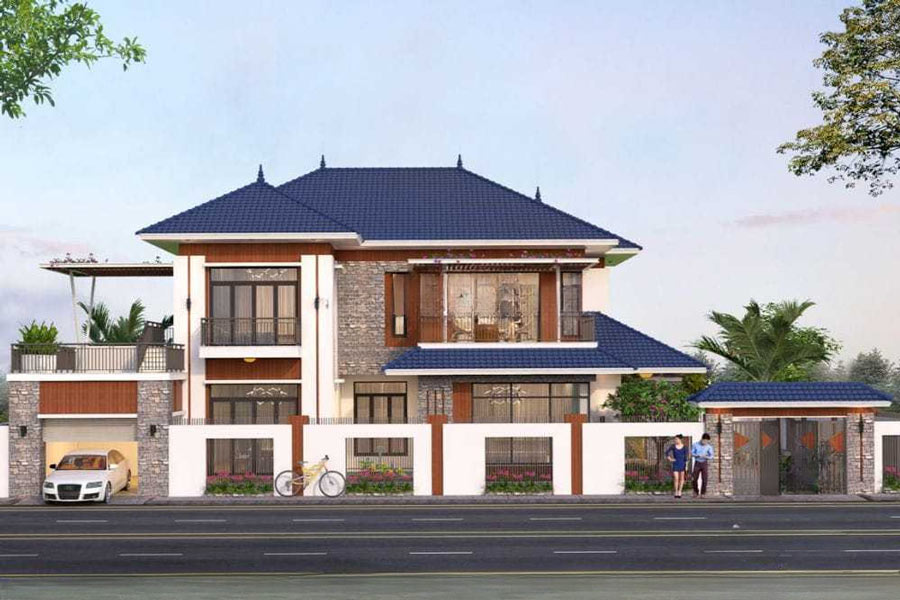 35套二层坡顶别墅设计方案丨NEOHouse vn-26