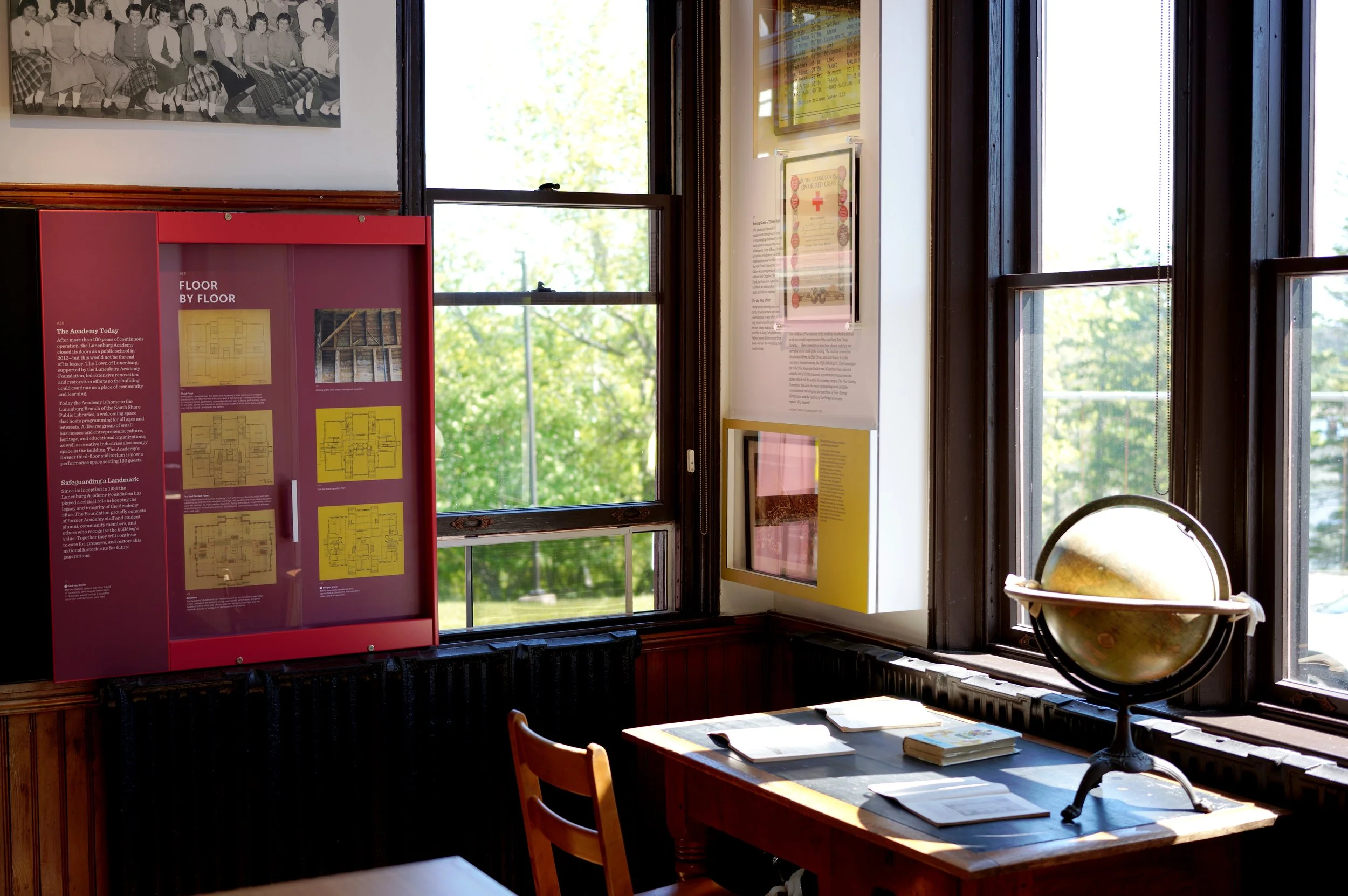 Lunenburg Academy Heritage Classroom Exhibit — Fathom-26