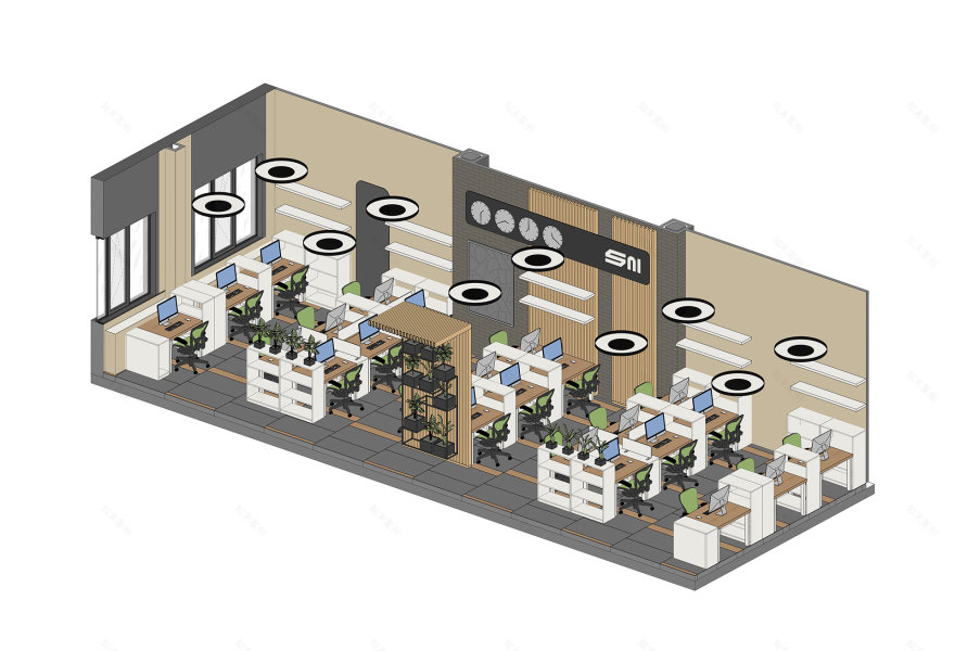 OFFICE 室内设计丨Oleg Pelekh,Kate Sirotkina-1
