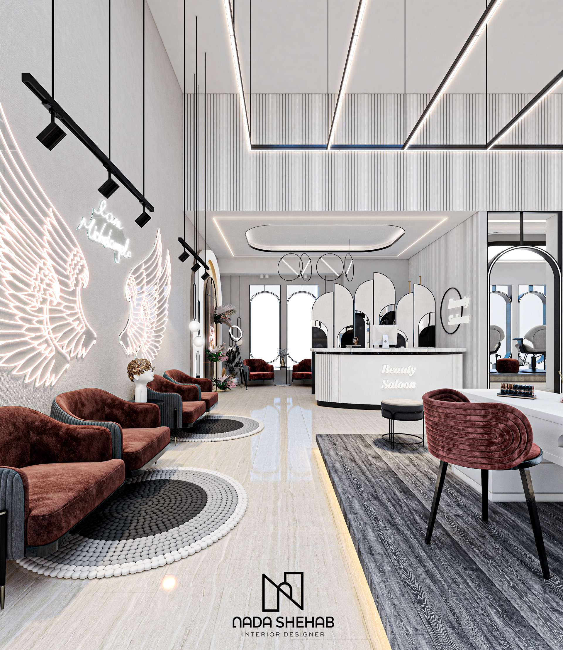 BEAUTY SALOON美容沙龙丨沙特阿拉伯丨DESIGN PASSION OFFICE,NADA SHEHAB-9