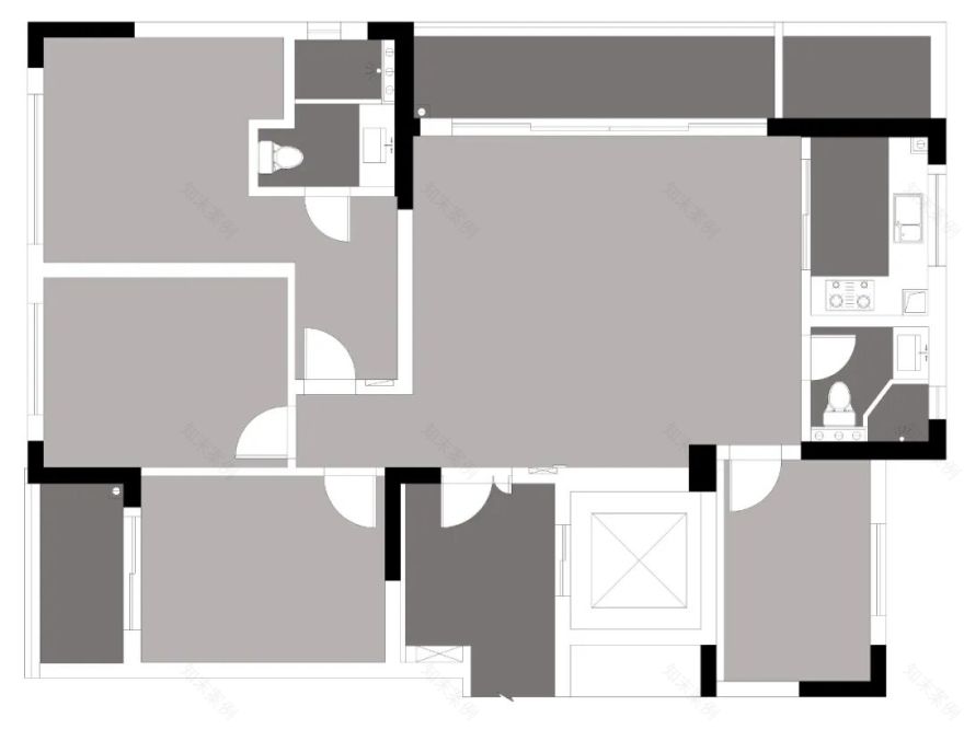 【首发】MH设计新作:低奢·艺术居所▏用心雕琢寻一处精致之家-6