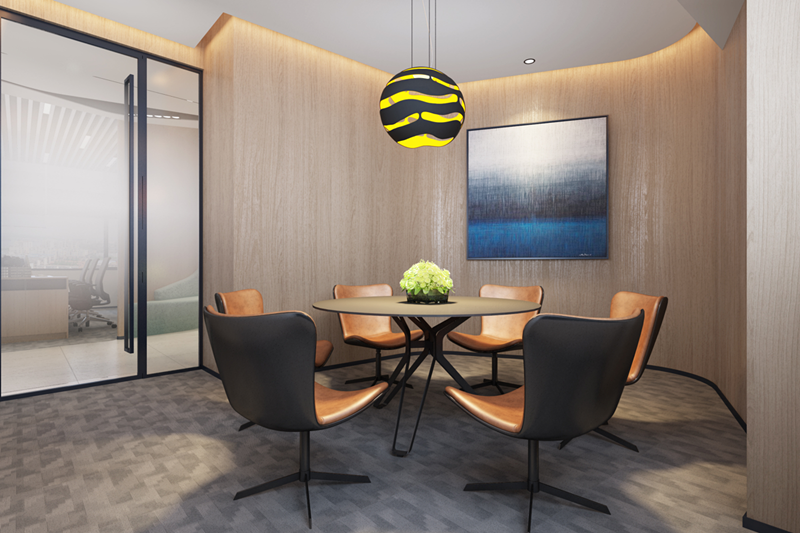 西安科技类企业办公室装修丨中国西安-7