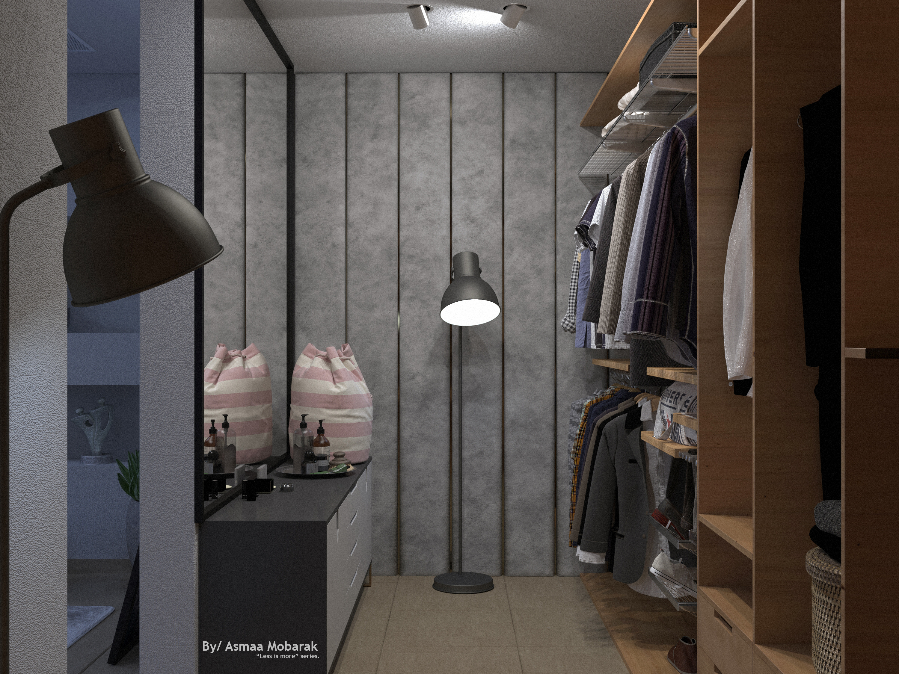 Master bedroom（less is more 系列）丨Ludwig mies van der roh-5