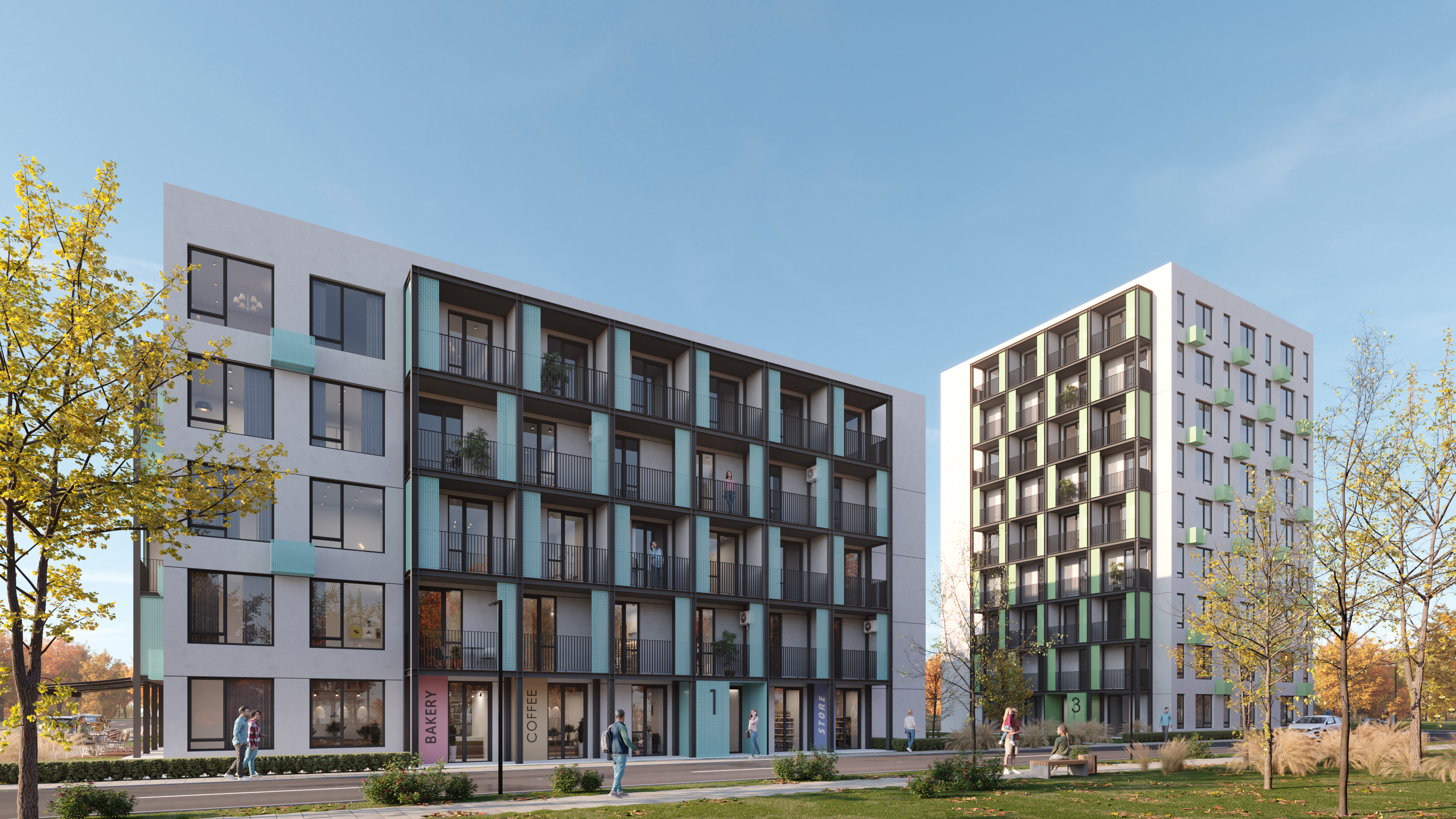 城市重建概念，住宅建筑丨乌克兰丨KYB 建筑师事务所-16