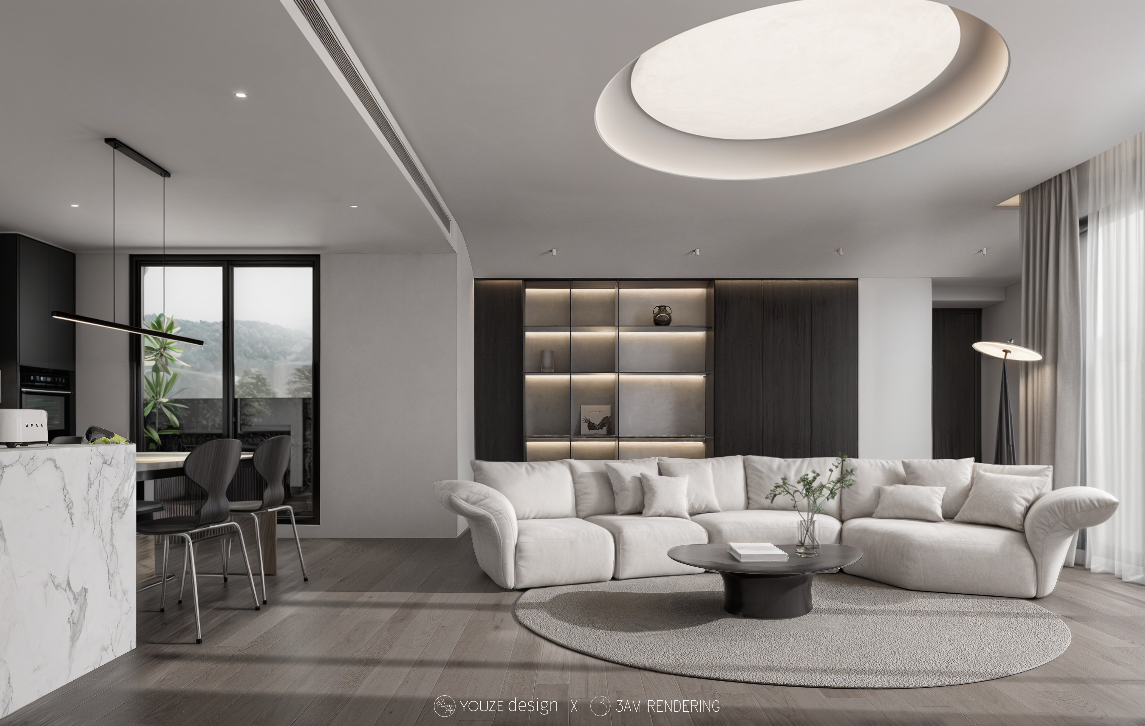 渲染项目 现代风格丨中国台湾丨3AM-6