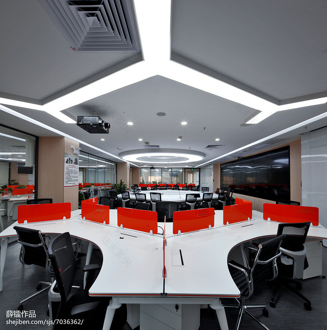 平安科技(深圳)有限公司980万元5600平米办公空间装修-11