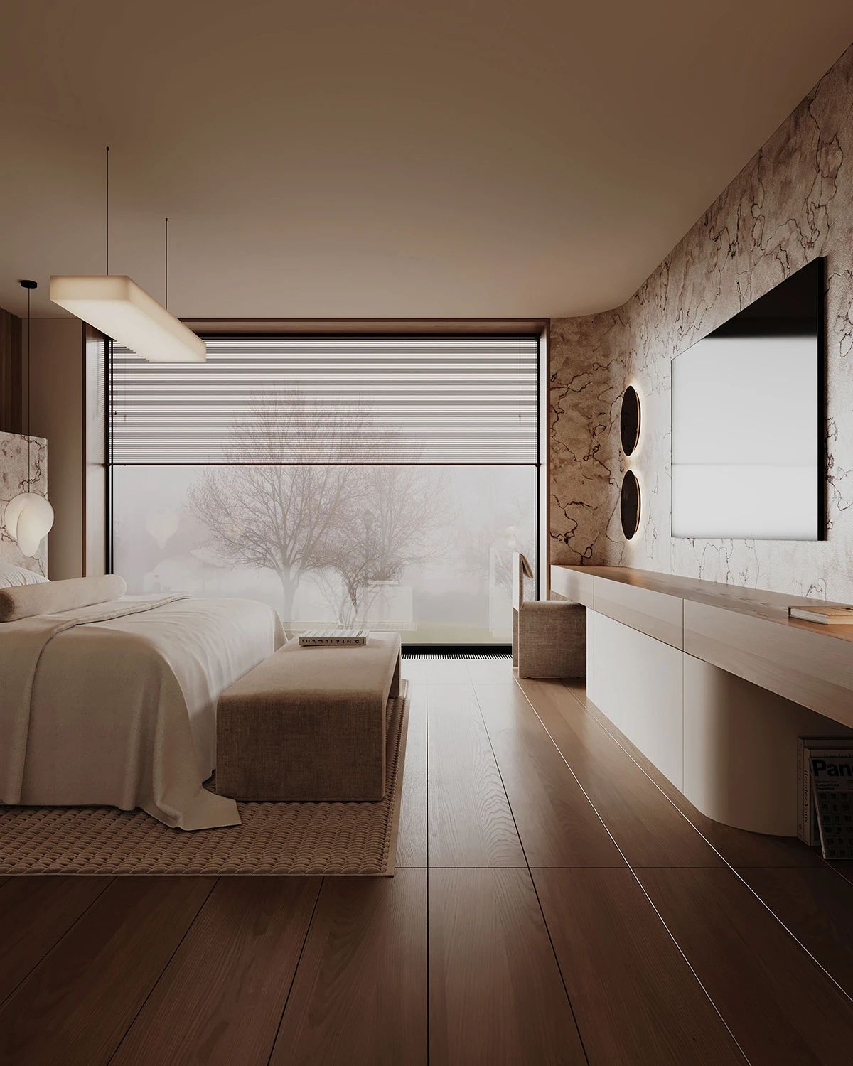 现代原木系奶油风的住宅丨中国-24