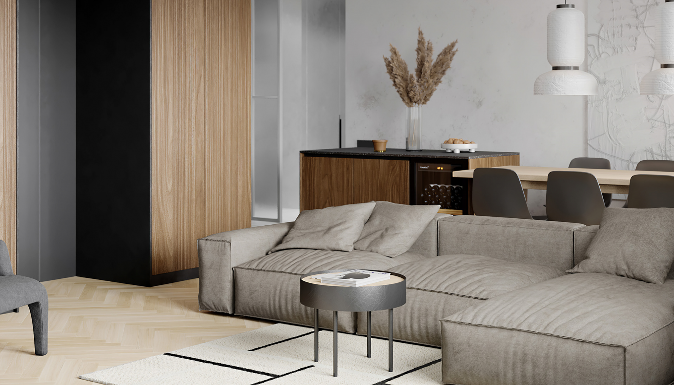 BALANCE COLOUR--78㎡一室户，简约的设计，储物超多！-24