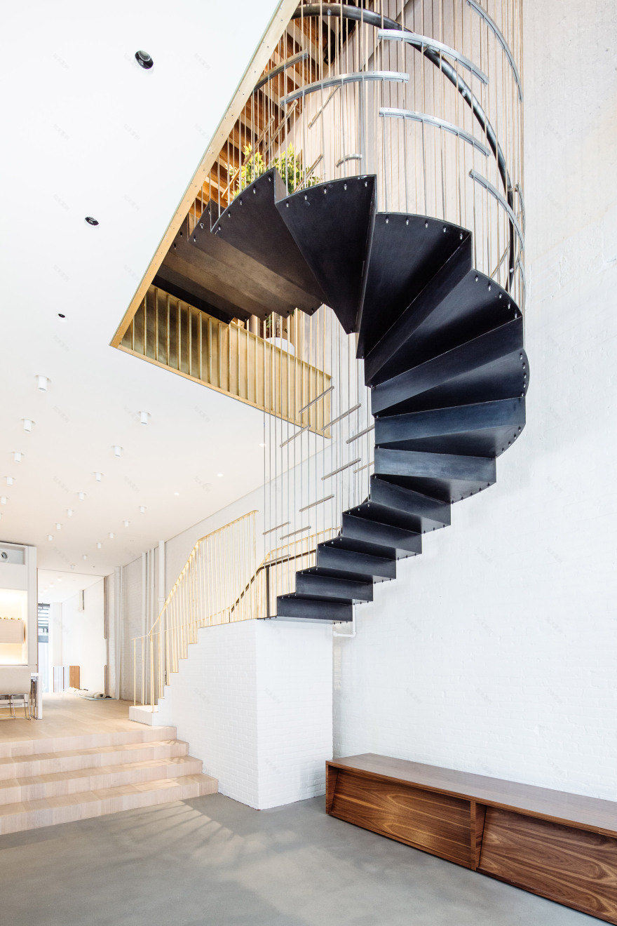 Dash Marshall merges two Tribeca lofts with sculptural staircase-7