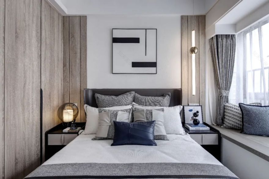 深圳碧桂园观麓花园 | 89㎡现代潮居,星际熊点缀克莱因蓝空间-50