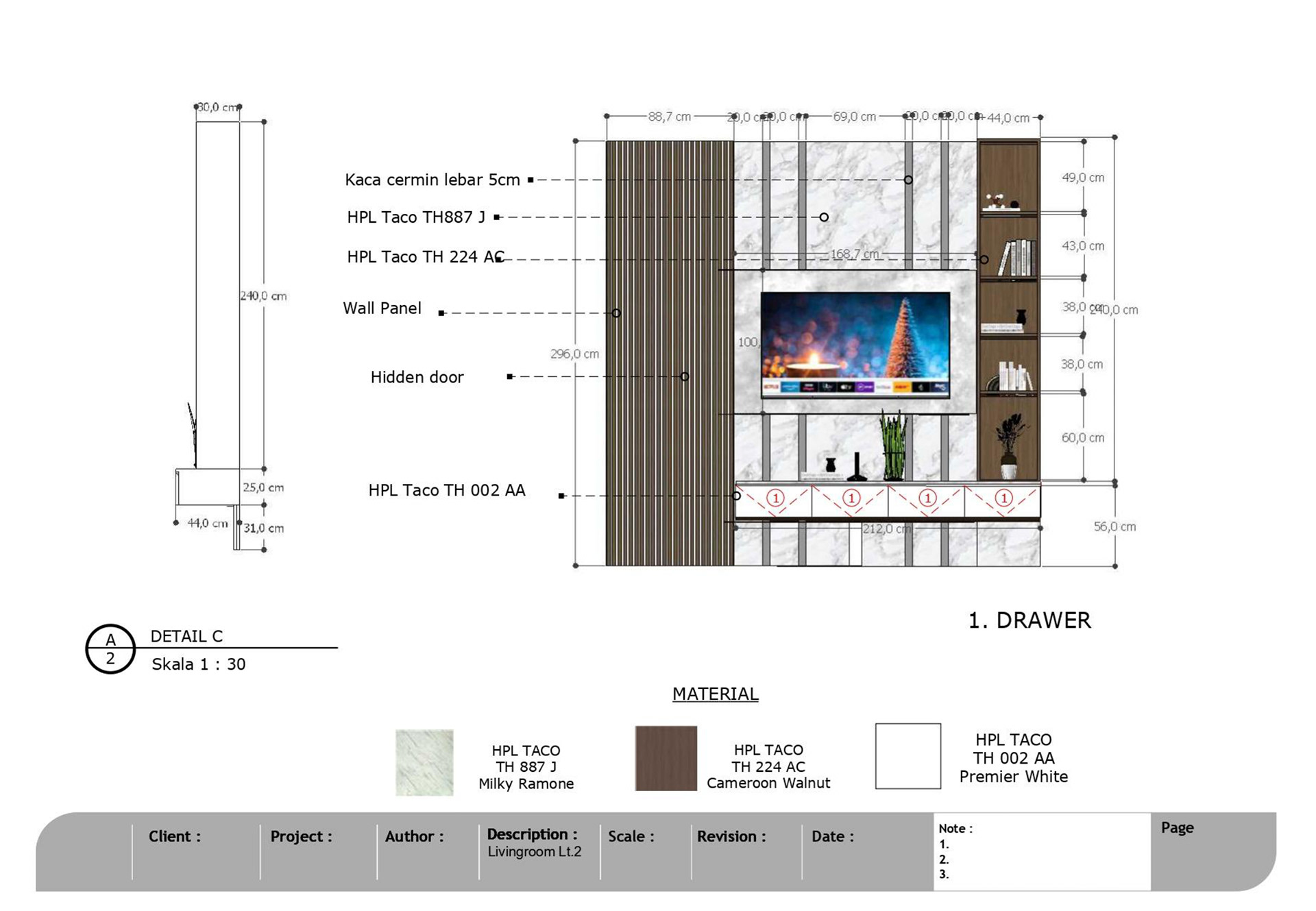 INTERIOR PROJECT @ MAIYA 2 RESIDENCE BLOK A2-1