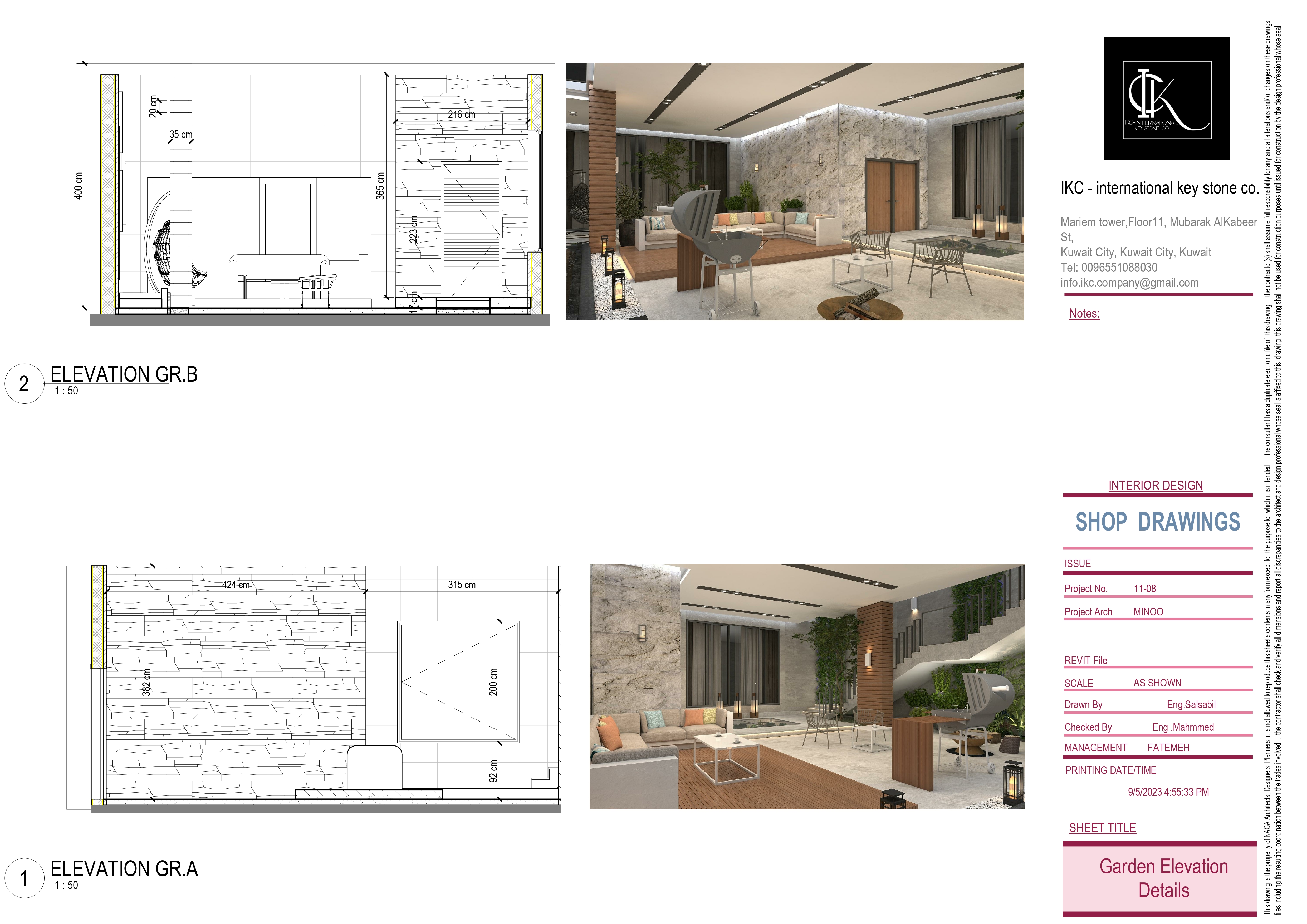 Shop Drawing Villa Garden-2