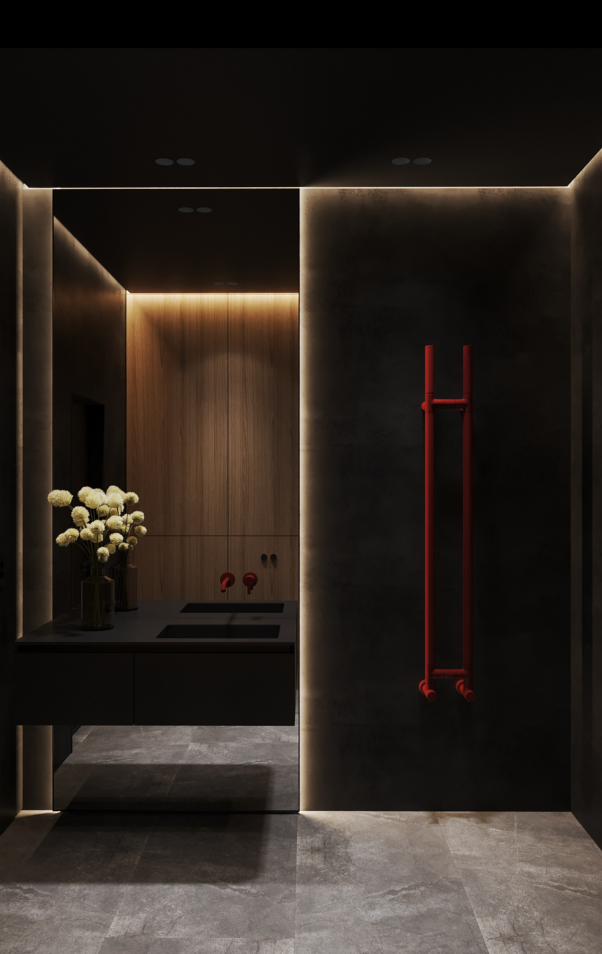 高级灰与墨绿的完美搭配-20