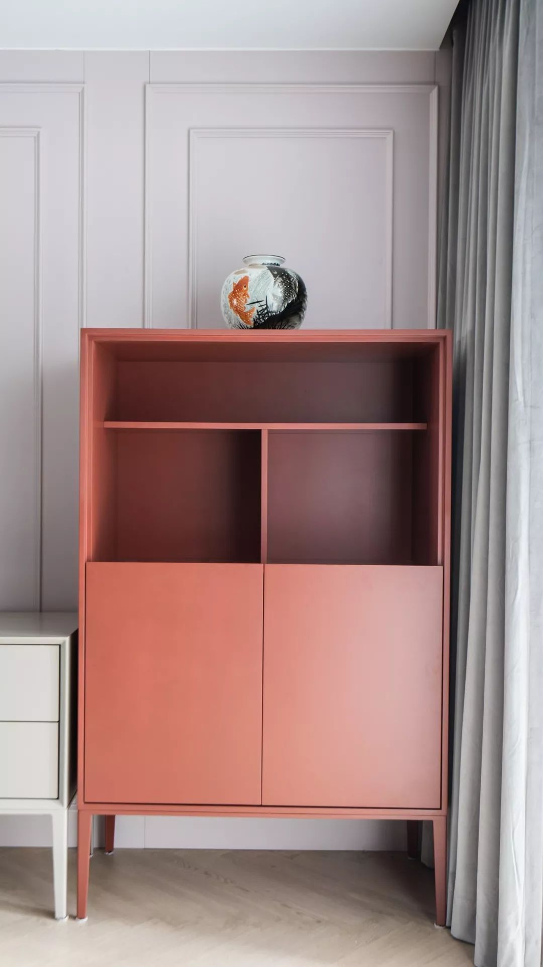 上海 140㎡弧形元素糖果配色家,乐活设计之典范-79