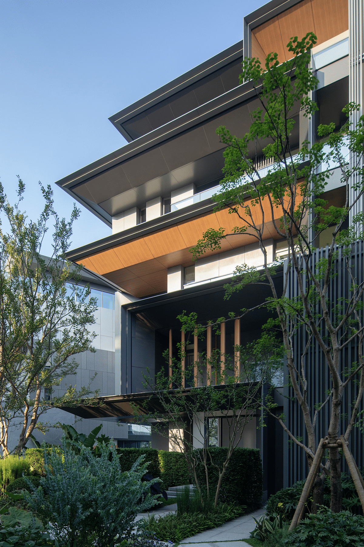 成都麓湖黑石岛垂直五联排别墅丨中国成都丨line+ studio-47