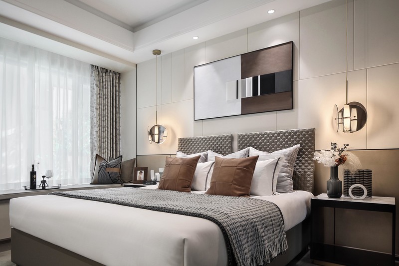 济南中海样板间，意式雅奢的摩登空间-5