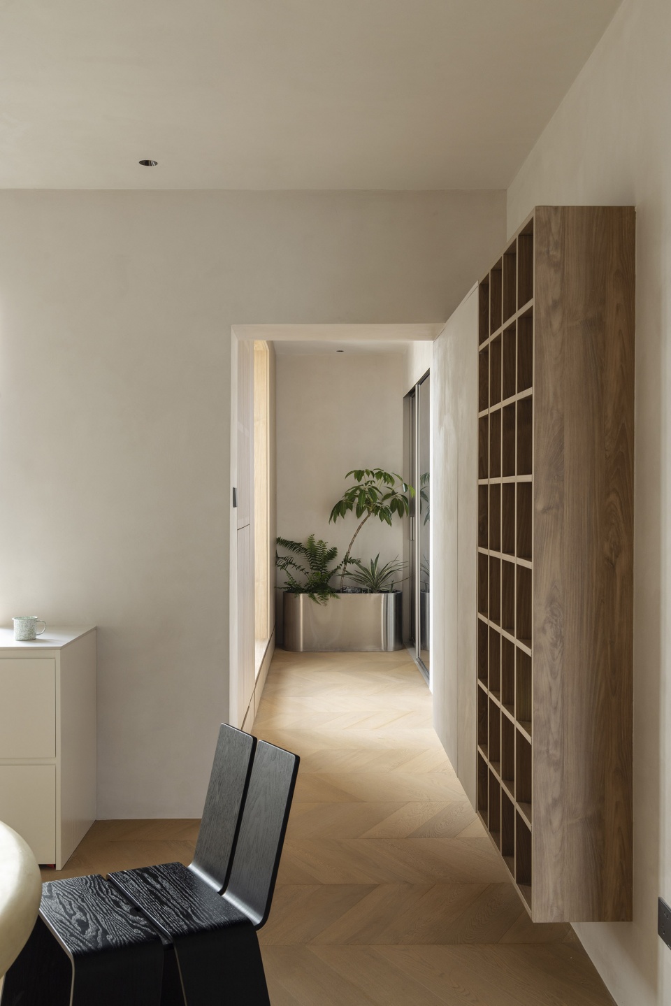 厦门湖畔舒适三居，融合传统元素的现代简约设计-18