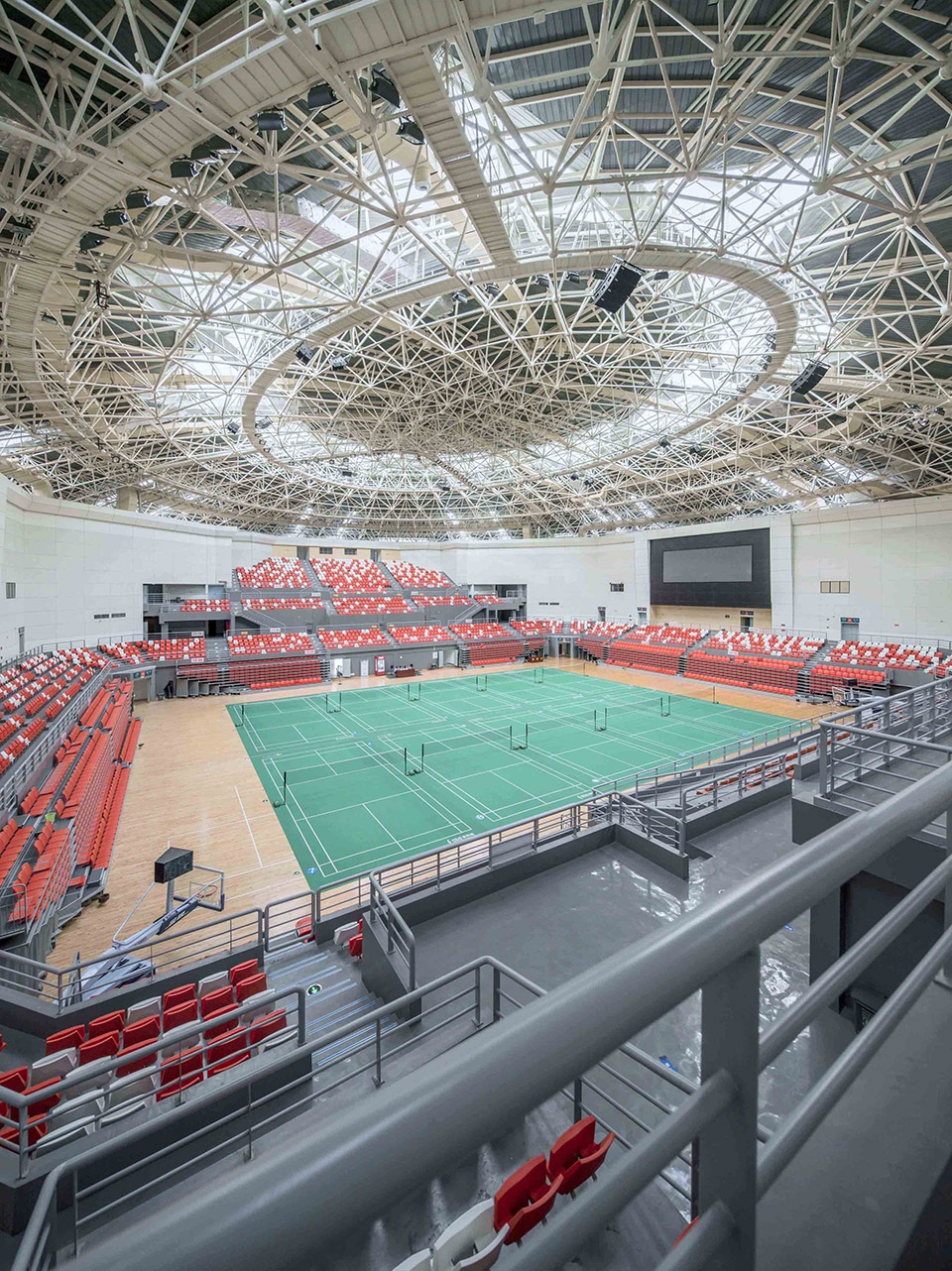 苍南体育中心 | 型钢桁架结构与曲线美学的完美结合-55