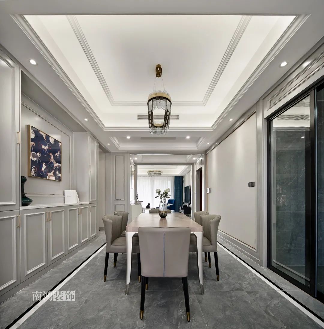 康城一品现代美式轻奢家居设计丨浙江南鸿装饰-41