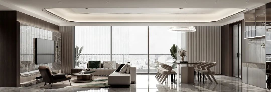 从心而悦 · 雅奢宁静的现代家居设计丨中国杭州丨杭州叁设计-2