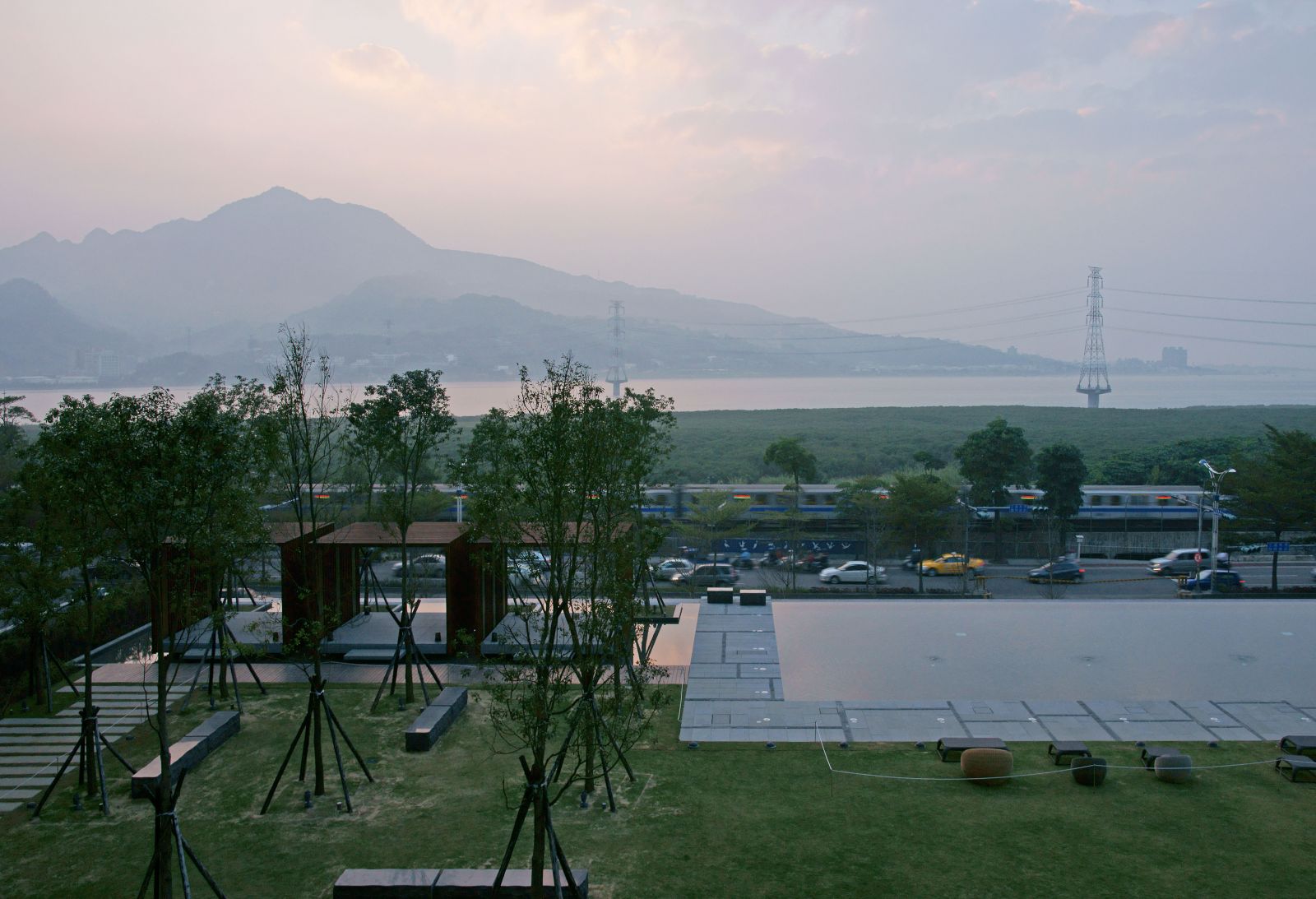 「淡水蓝海」中庭住宅景观设计丨中国台湾丨李祖原建筑师事务所-1