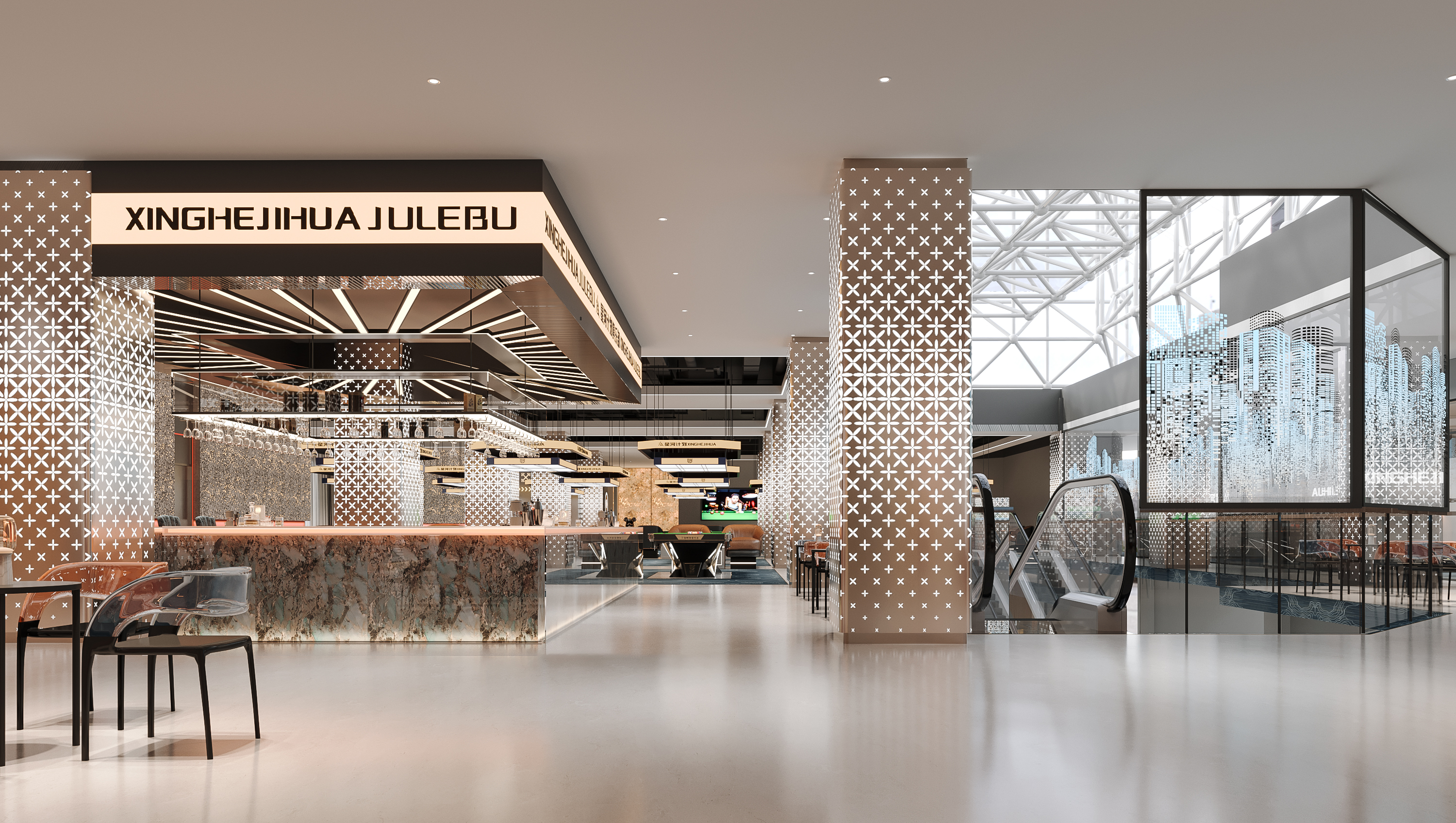 台球俱乐部效果图-2