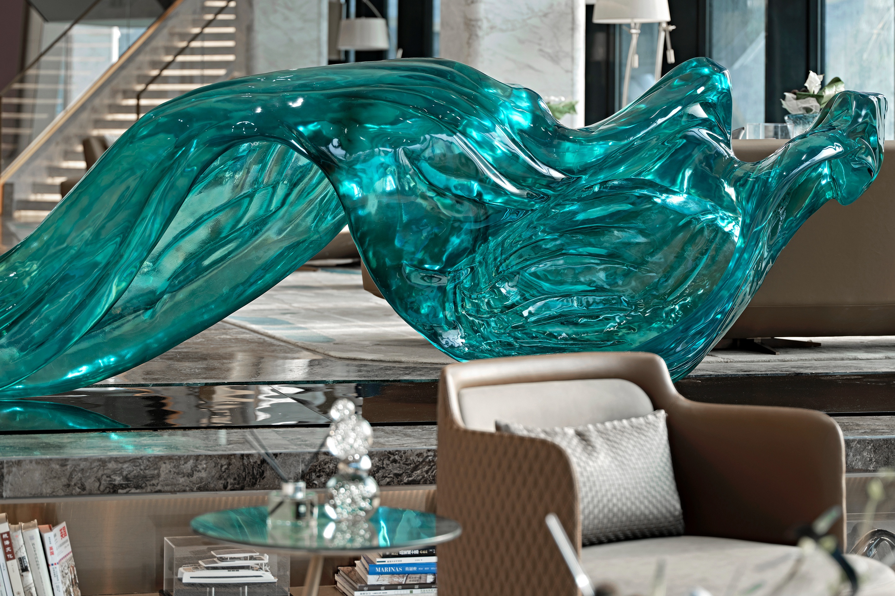 金地华发·峯范售楼处丨中国威海丨EH DESIGN GROUP棣赞室内设计团队,棣品软装陈设团队-27