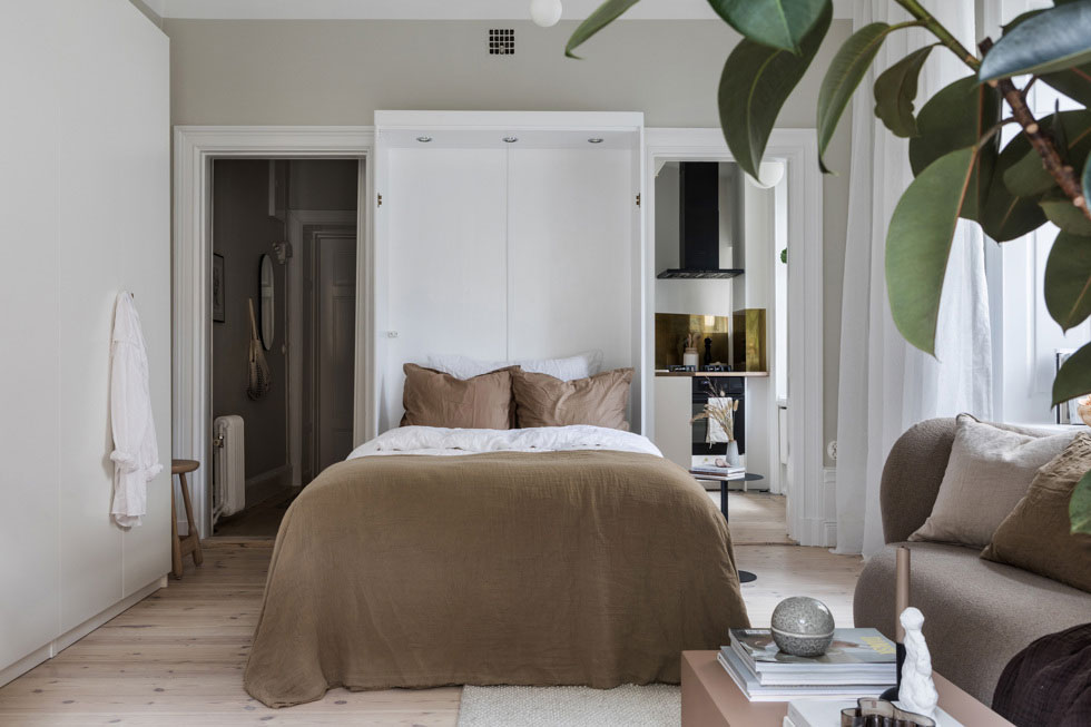 斯德哥尔摩 29 平米智能公寓 | 隐藏式床铺打造舒适空间-9