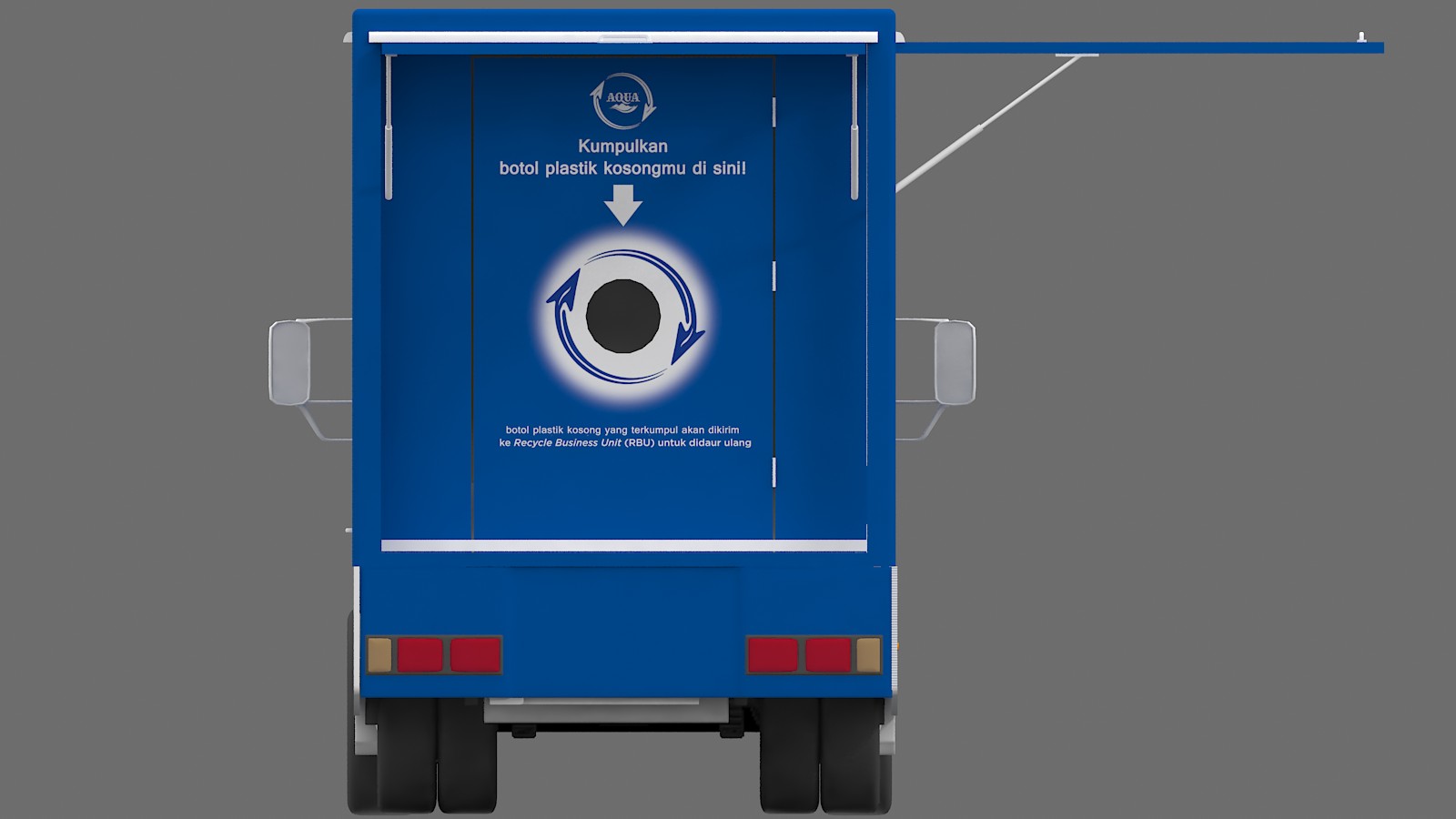 AQUA shop&recycle truck, request by INTERFACE-9