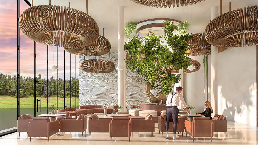 盆景度假村 侘寂丨Basma Dorgham-17