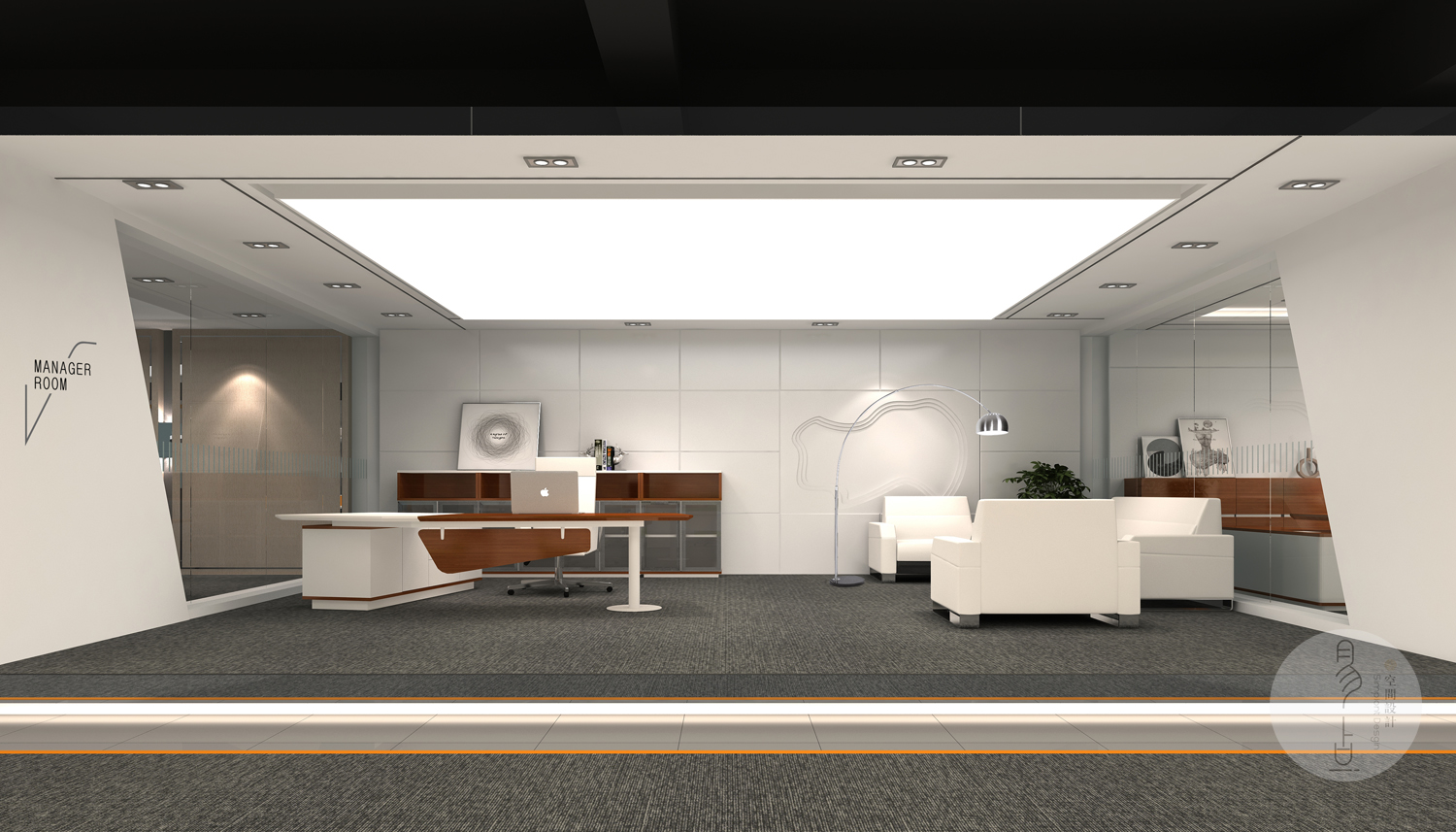 动感办公空间，诠释现代办公理念-12