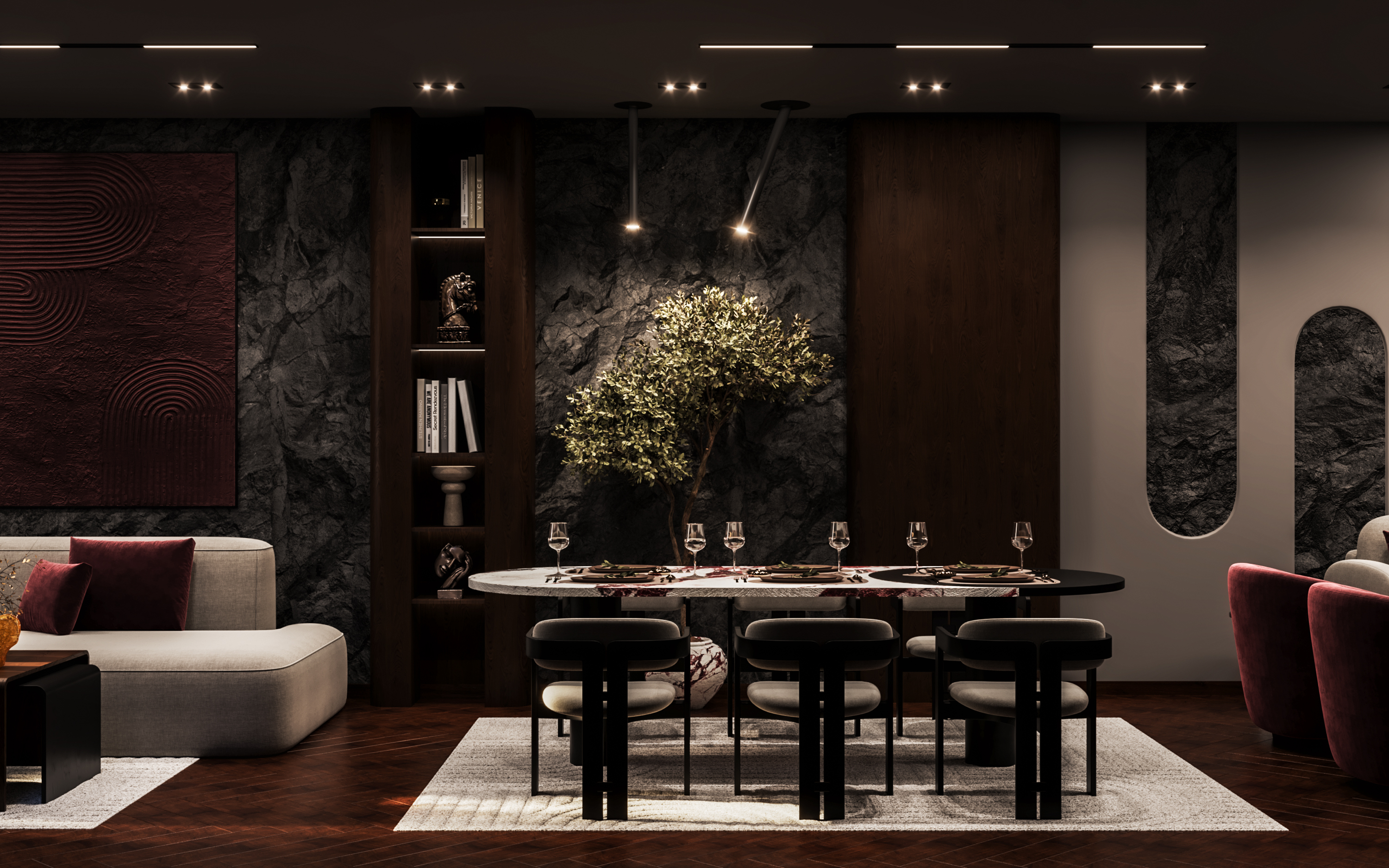 dark luxury reception-1