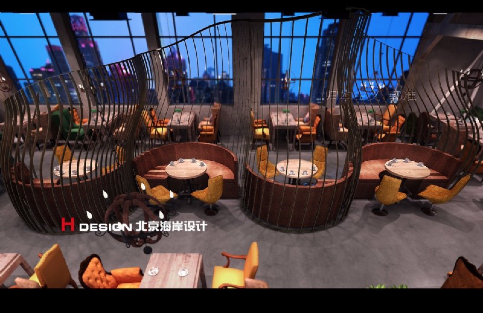 呼市U°咖啡  北京海岸设计-11