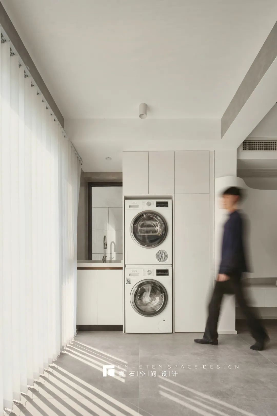 留白 · 南京壹石设计极简主义家居空间丨中国南京-12