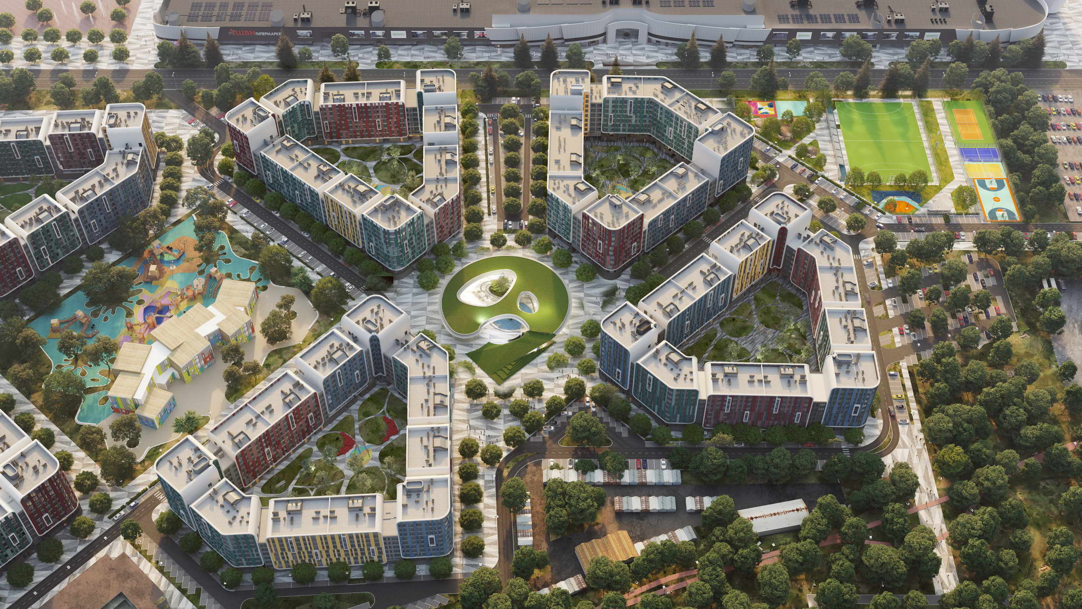 乌克兰 Respublika 住宅区——活力宜居的现代社区-49