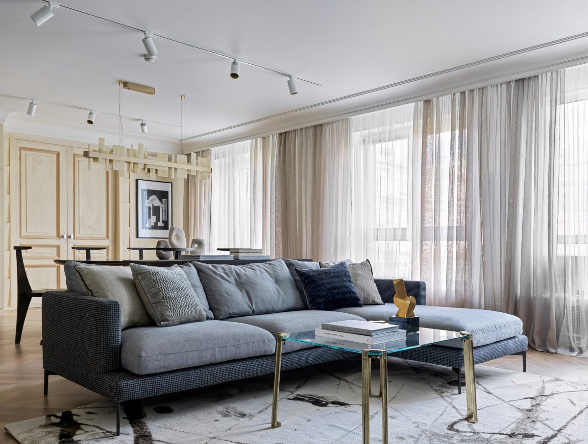 圣彼得堡 100 平米公寓，Maria Edinaya 打造实用巴黎风家居-2