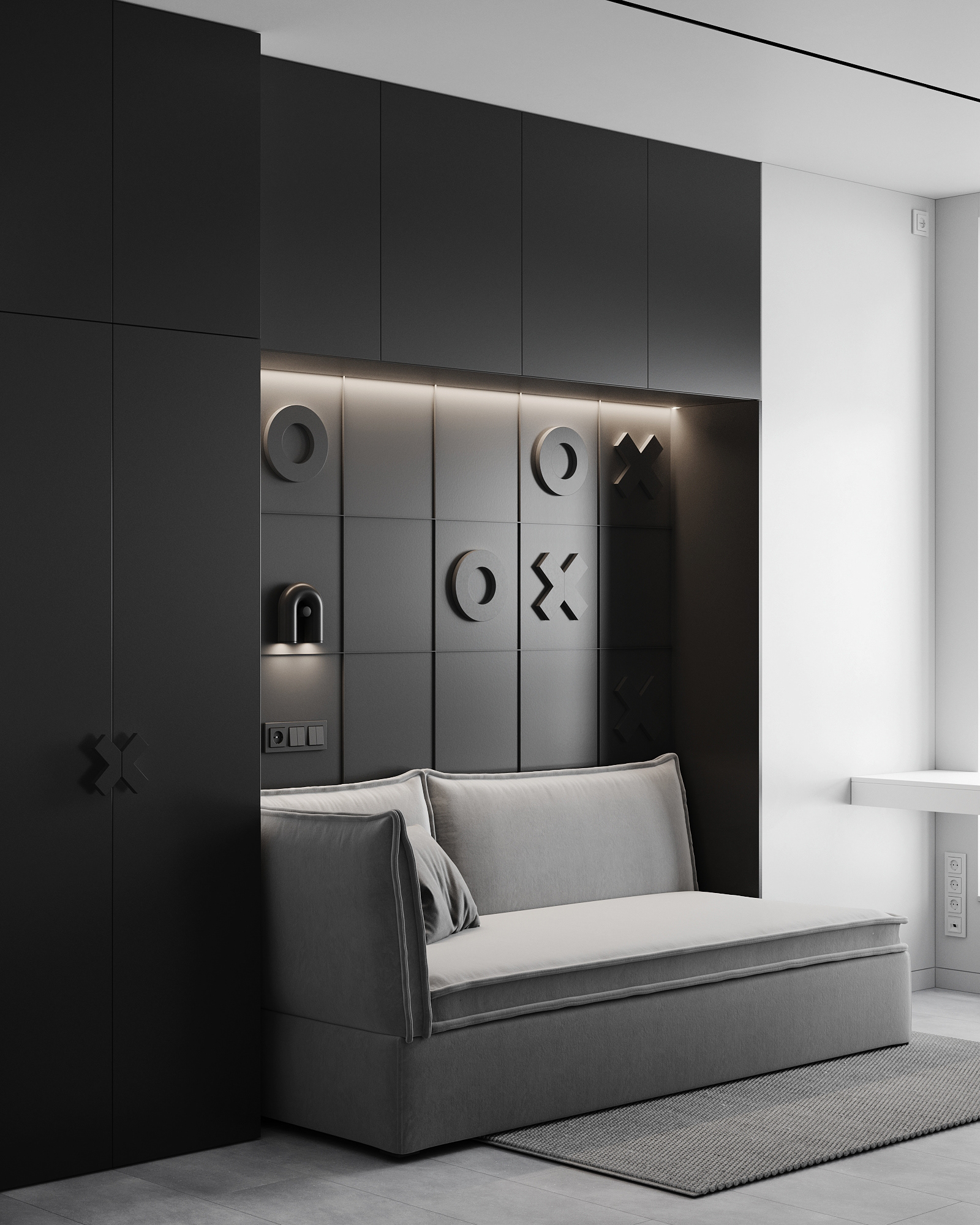 Black and White 室内设计丨z.point-23