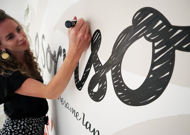 O Sorriso餐厅墙面绘画设计丨葡萄牙丨Karlijn van de Wier与Jeroen-2