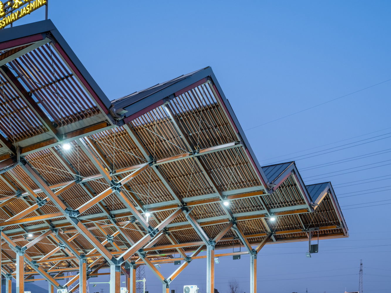 南京沪蓉高速汤山互通收费站大棚丨中国南京丨东南大学建筑设计研究院建筑技术与艺术（ATA）工作室-27