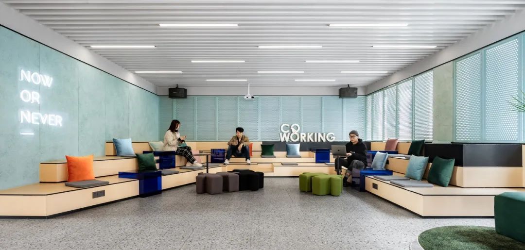 静谧时尚|灰色调办公空间-25