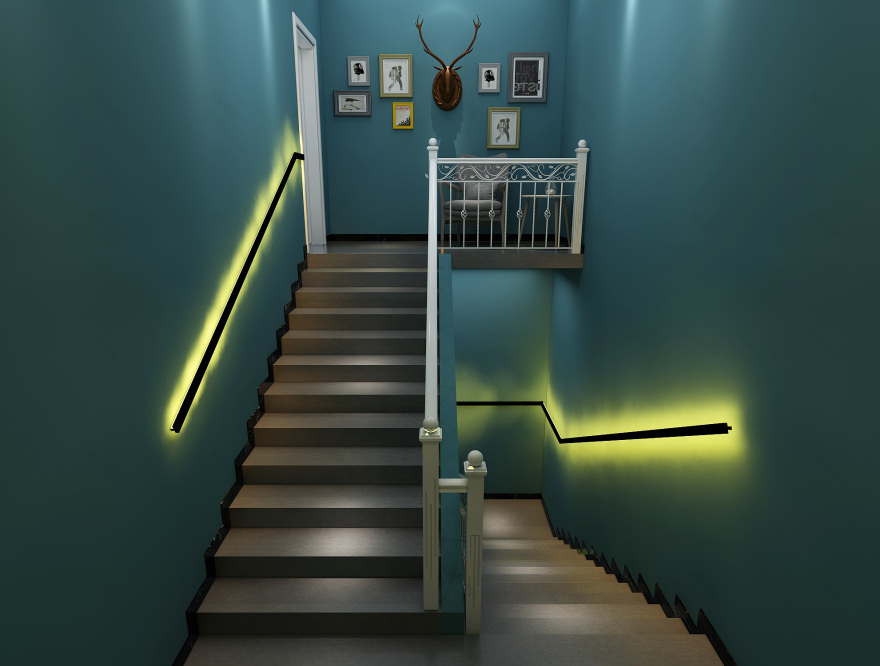 双斌设计打造 150 平米瑜伽馆,绿色楼梯间成亮点-27