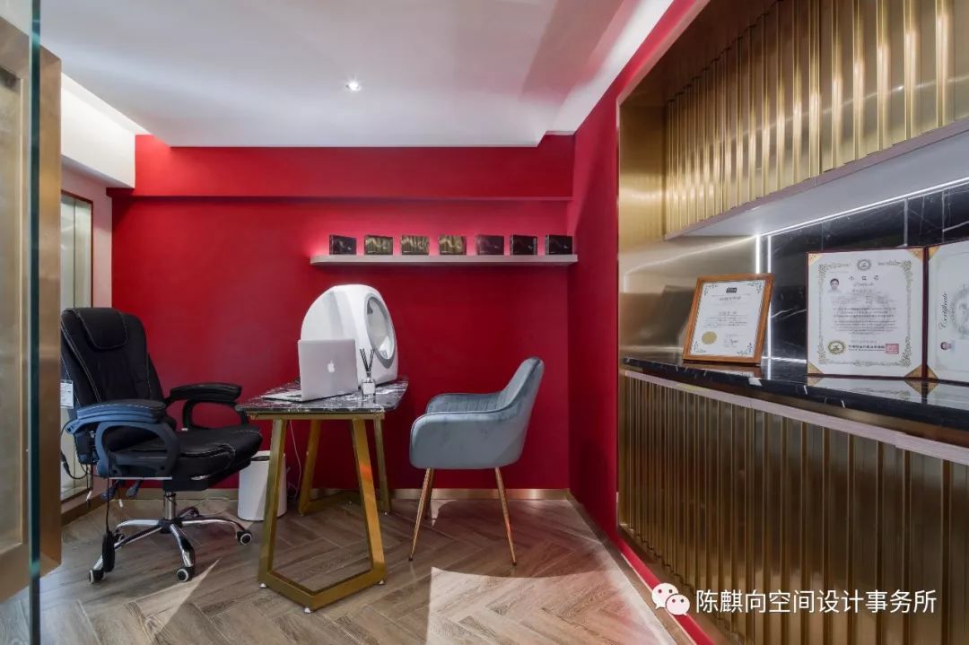 现代简约，展现品牌魅力——月几美学中心设计-55