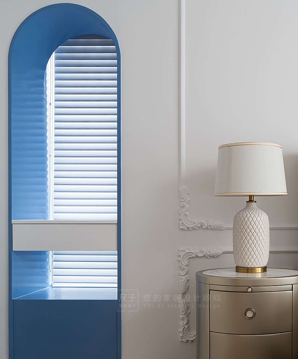 复古雕花+大胆撞色,告别平庸精装房丨中国深圳丨尺子室内设计-34