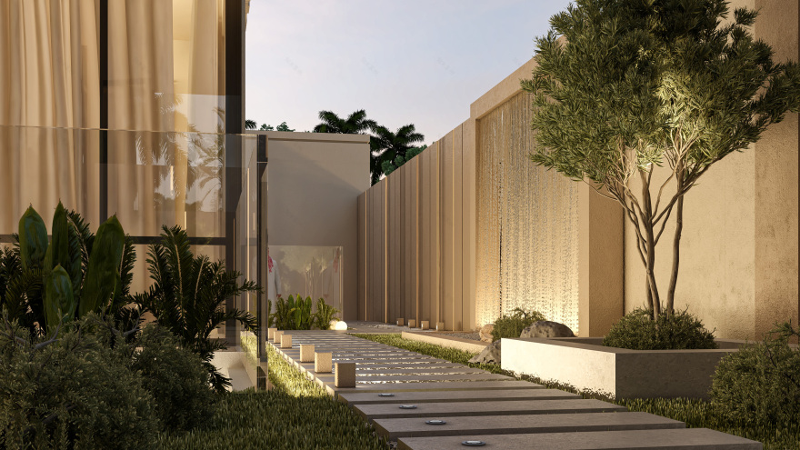 卡塔尔现代别墅设计-8