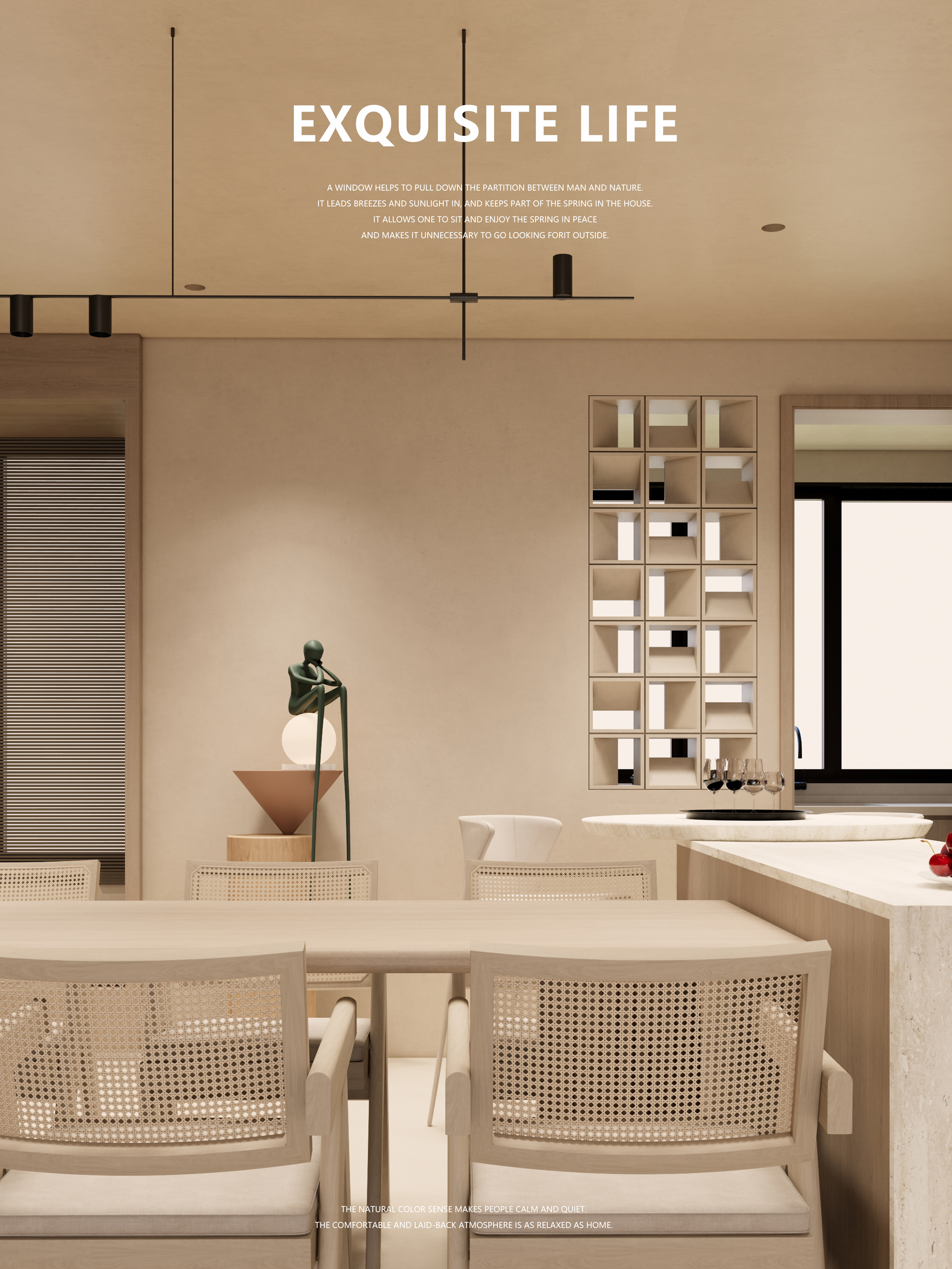 寻找诧寂风丨静谧的家装艺术丨中国贵州丨HEART 石头-11