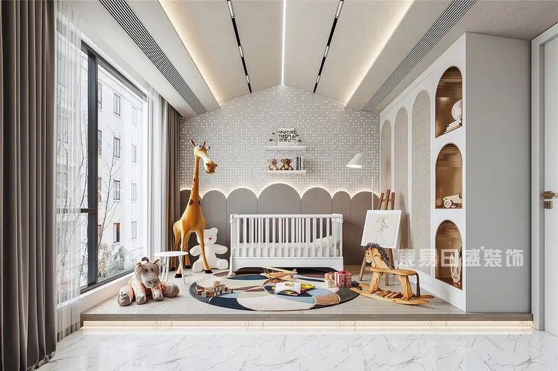 【首发】于凯作品：春酲 | 中梁壹号院350㎡现代风格别墅装修-58