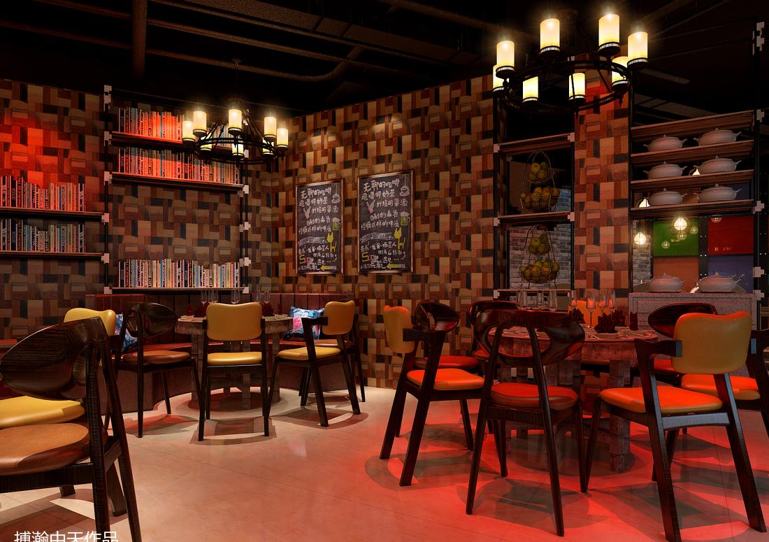 上海香逸江边渔乐餐厅室内设计-12